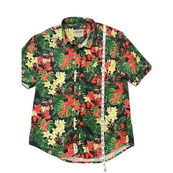 RSVLTS The Goonies Chunk Truffle Shuffle Kunuflex Mens Size Large Tropical Shirt - Picture 3 of 5